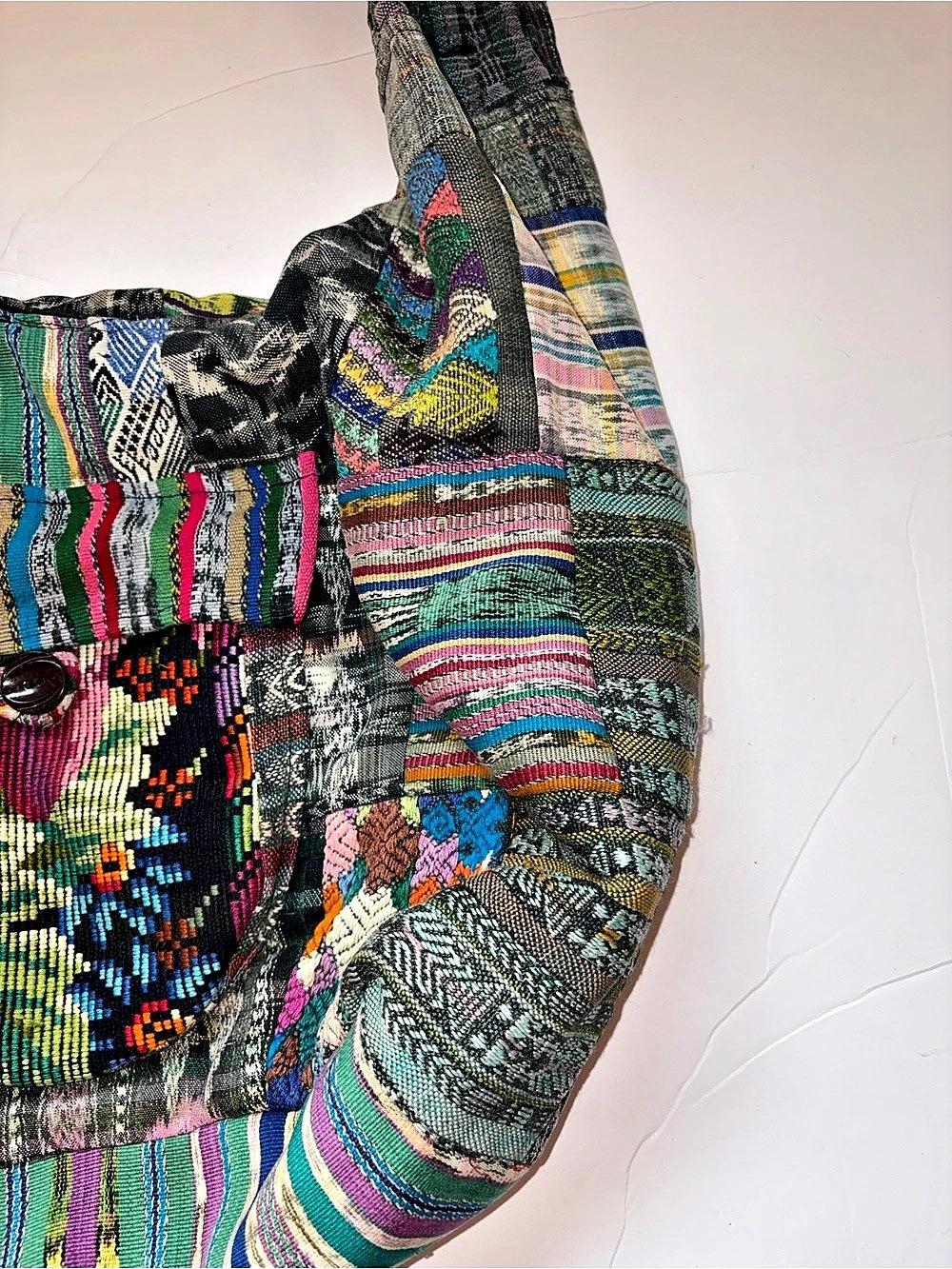 Multicolor Patchwork Bohemian Style Bag - Picture 13 of 16